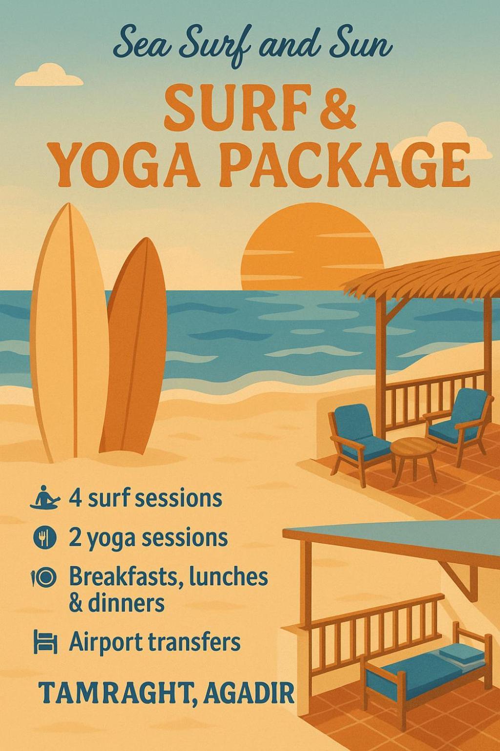 Tamraght Sea Surf And Sun酒店 外观 照片